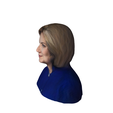 model-2.png Hillary Clinton-bust/head/face ready for 3d printing