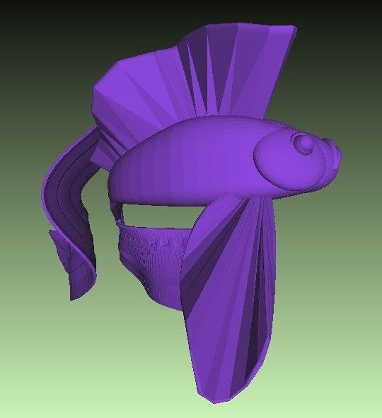 fish-side2_display_large.jpg Free STL file Fantasy Fish #9・3D print design to download, Tarnliare