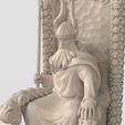 odinthrone.jpg 3Dmodel STL Odin on the throne