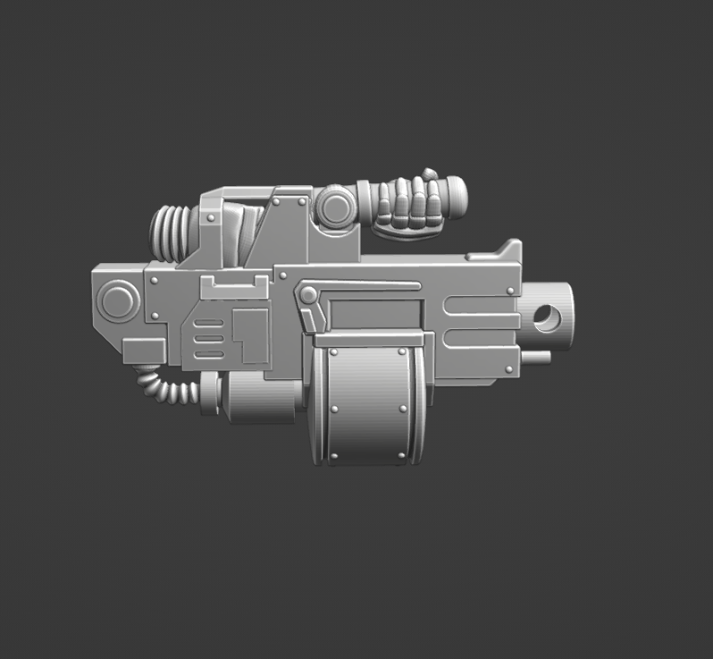 7.png Файл STL Третье тяжелое оружие, установленное для новых парней Ереси・Шаблон для 3D-печати для загрузки, VitalyKhan