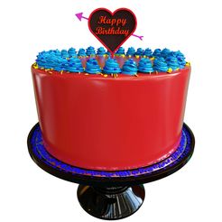 hbdarrow.1449.jpg STL-Datei HAPPY BIRTHDAY TORTENAUFLEGER MIT PFEIL・Design zum Herunterladen und 3D-Drucken