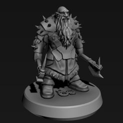 coldweatherduergar_sculpt_nocolor.jpg STL file D&D Cold Weather Duergar・3D printable model to download