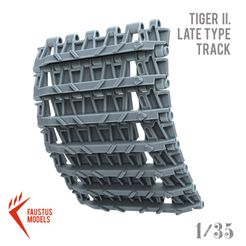 27.jpg STL file Late type tiger ii tracks 3d print・3D printer design to download