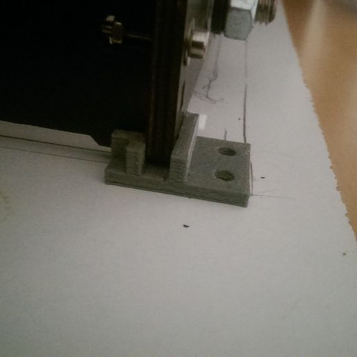 Prusa i3 5mm plywood feet 3D model