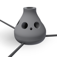 SWU_3pod-up-sides.png Free STL file Swirling Water Unit - Vortex water nozzle - Vortex Process Technology (VPT)・Model to download and 3D print