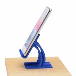 11.jpg Free STL file Cellphone stand-2・3D print object to download, EIKICHI