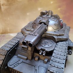 Torreta Omega para tanque pesado Lupercal (con soporte)