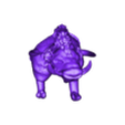 Mount_2_front.stl Gnoll Warthog Riders Pack