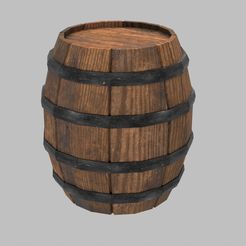render_1.jpg Wood Barrel