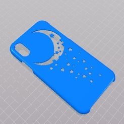 Screensdddhot_1.jpg Free 3D file iphone X starry case・3D print design to download