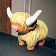 IMG_20170927_180800.jpg Free STL file Highland Cow・3D printer design to download