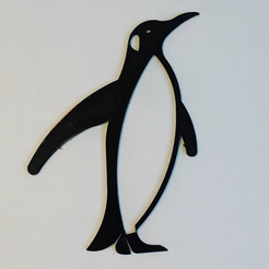 Penguin.PNG Penguin 2D Wall Decor