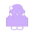 Santa cartel v1 STAMP_.stl Christmas cookie cutters!
