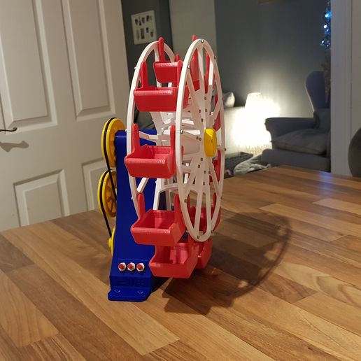 😤 STEAM POWERED FERRIS WHEEL・ STL File for ・Cults