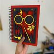 13-harry-potter-glasses-notebook-cover-6.jpg Harry Potter & die Brille Notebook Journal Cover Laser Cut Dateien & SVG Dateien Vorlage