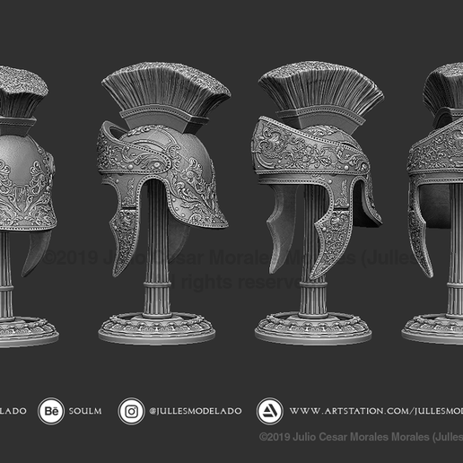 Roman_Helmet02.png Roman Helmet V01 3D print model