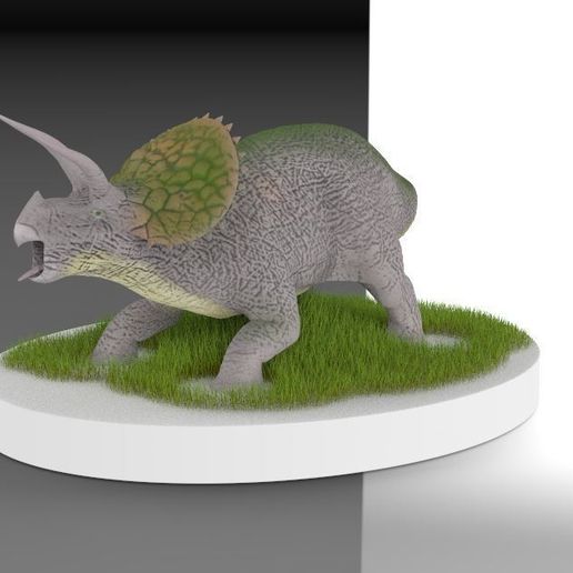 tricep 2.JPG Triceratops with base
