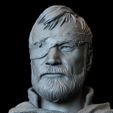 Beric.jpg Beric Dondarrion from Game of thrones, 3d Printable Model, Bust, 200mm tall