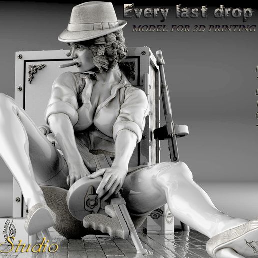 To the last drop of whiskey 3D model