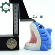 Cobotech-Summer Cute Shark Candle Holder_04.png Sommer Niedlicher Hai