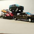 IMG_20231121_213212.jpg 1/64 3D Printed Goosneck Auto-Hauler UP TO 5 CARS MULTIPLE SLOTS Gooseneck