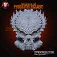 The_Predator_Helmet_Cosplay_Alien_3D_Print_Model_STL_File_01.jpg The Predator Helmet Cosplay- Monster Mask - Halloween Horror