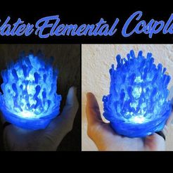 il_794xN.1903659005_fhot.jpg Download STL file Water Elemental Cosplay, Light up LED Wearable Aquaman WaterBall Liquid H20 Costume Prop for Cosplay, Comiccon, Halloween • Model to 3D print, mechengineermike