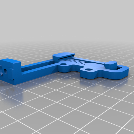 Voron 2.4 PSU Stabilizer Spring Din Clip 3D model