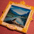 DSC04720-2.jpg Baroque Picture Frame Square 13 x 13 cm (5.1 x 5.1) inches