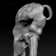 12.jpg Mythosaur Skull Pendant - Mandalorian Symbol Ready for 3d print 3D print model