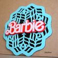 barbie-pelicula-logo-muñeca-cartel-regalo.jpg Barbie, doll, toy, movie, 3d-printing, poster, sign, signboard, logo, gift, communion