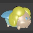 alice tsum color.jpg STL file alice, tsum tsum tsum version・3D print object to download