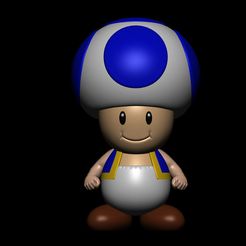 11.jpg Fichier STL Crapaud bleu (mario)・Idée pour impression 3D à télécharger