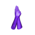 Hands_13.OBJ Female Hand in 20 Poses 3D Model 3D Print Model
