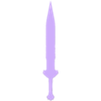 Skyrim_Imperial_Sword  (Cut 1).stl The elder scrolls: Skyrim weapons - Imperial Sword