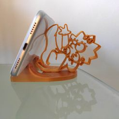 IMG_20200808_172206.jpg STL-Datei Phone holder Maggie Simpson・Modell für 3D-Drucker zum Herunterladen