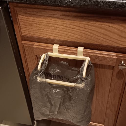 🗑️ Plastic Bag Holder for Trash・ STL File for 3D printing・Cults