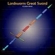4.jpg Lordsworns Great Sword Cosplay Elden Ring - STL File 3D print model
