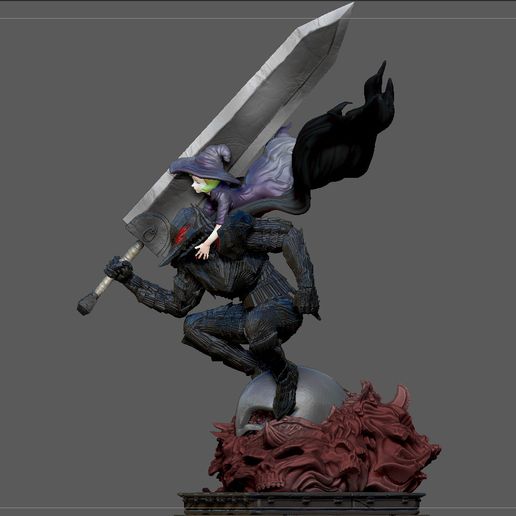 15.jpg BERSERK GUTS  schierke SCIERKE FANTASY ANIME SWORD CHARACTER