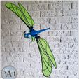 001.jpg CUTE DRAGONFLY MOBILE WITH FLAPPING WINGS