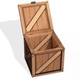 111.jpg DOWNLOAD WOODEN BOX FOR 3D PRINTING OBJ 3D AND FBX WOODEN BOX