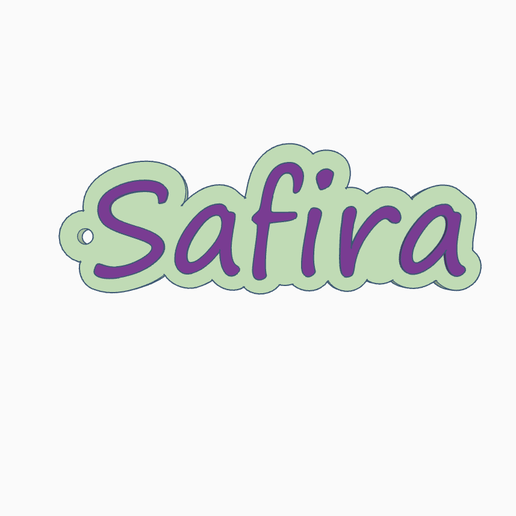 Safira key ring