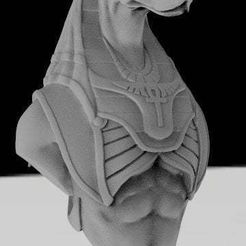 8kGtZltn5RY[1.jpg Free STL file god of egypt bust・3D print design to download