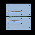 am-bait-14,5cm-twister-3.png AM bait fish 14,5cm twister form for predator fishing