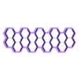 1381 Hexágonos 25mm.stl Hexagon multiple cutter set