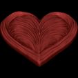 Fantasy-Heart-9.jpg Fantasy Heart Relief STL file for 3d printing or CNC Free 3D print model