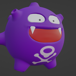 Screenshot-52.png Free STL file Koffing Pokémon・Object to download and to 3D print