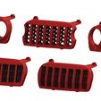 VP03002-H10-Grille-Options.jpg JCAD Grille for H10 Optic - All Style Options Bundle