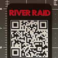 River-Raid-Atari-QR-Bookmarks.png River Raid | Atari Inspired Bookmark with QR code for Quick Play | Atari Fans | Bookmark