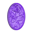 rose flower1.obj Rose Elegance Relief STL file for 3d printing or CNC 3D print model